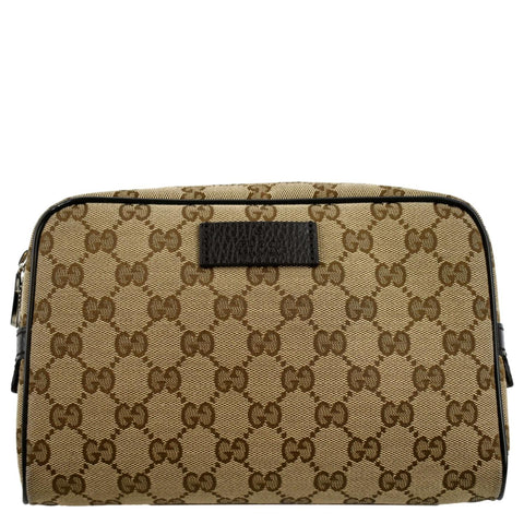 GUCCI GG Monogram Canvas Belt Bag Beige 449174