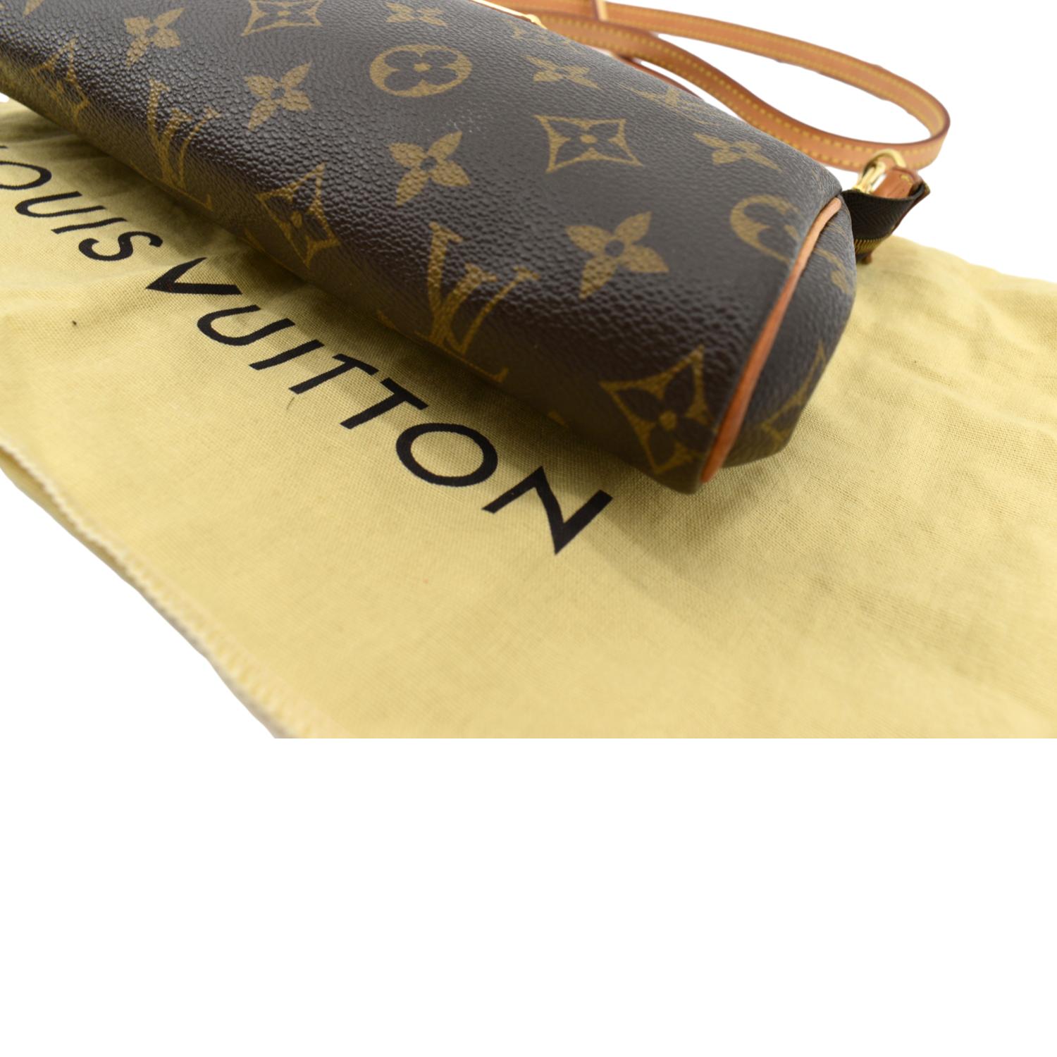 Pochette Eva, Louis Vuitton. Monogram canvas, brown le…