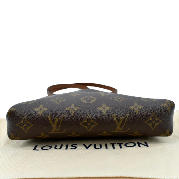 Louis Vuitton Pallas Monogram Clutch Crossbody Bag - Bottom