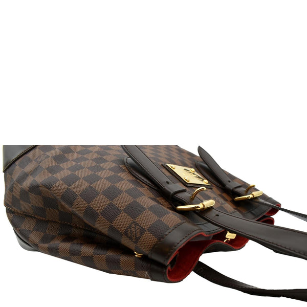Louis Vuitton Hampstead PM Damier Ebene Shoulder Bag - Right Side