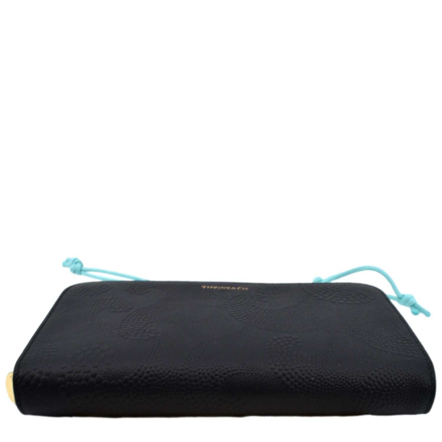 Tiffany & Co Wave Leather Wallet Black