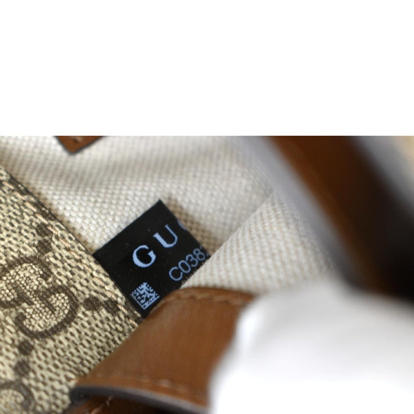 Gucci Mini Interlocking GG ‎Supreme Canvas Crossbody Bag - Tag