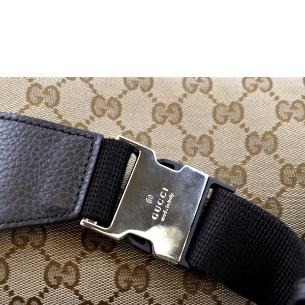 GUCCI GG Monogram Canvas Belt Bag Beige 449174