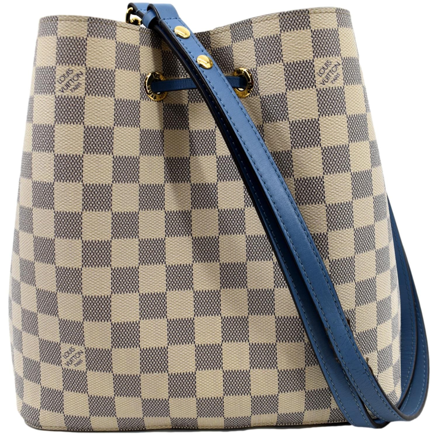 blue checkered louis vuitton bag