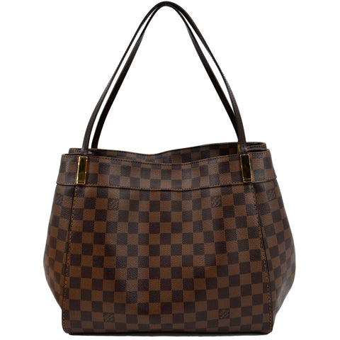 LOUIS VUITTON Marylebone PM Damier Ebene Shoulder Bag Brown