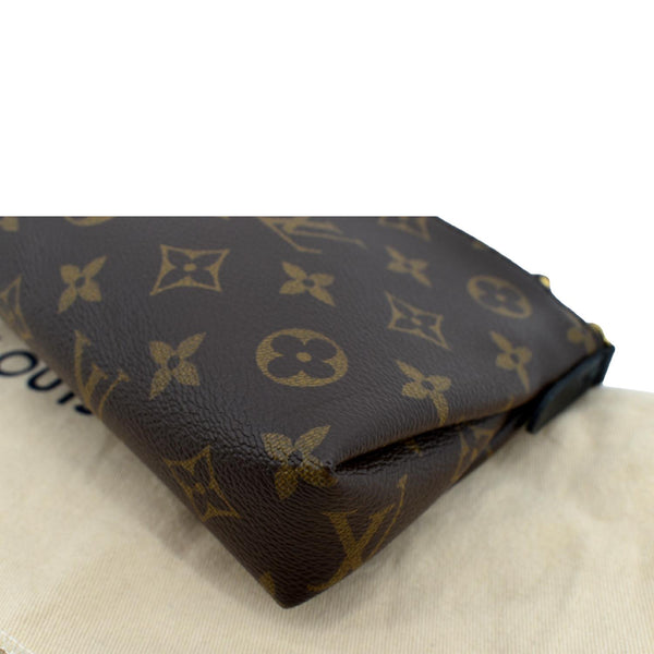 Louis Vuitton Pallas Monogram Clutch Crossbody Bag - Bottom Left