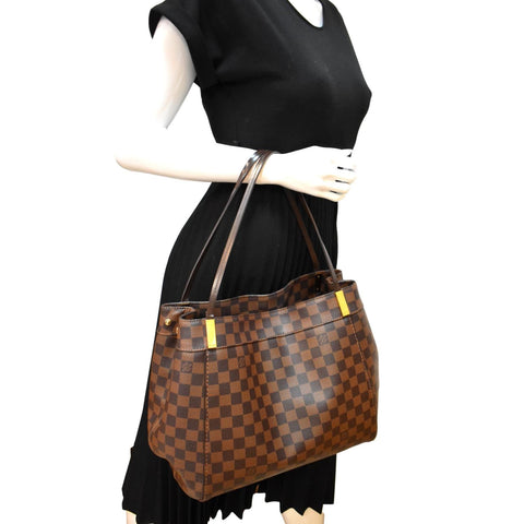 LOUIS VUITTON Marylebone PM Damier Ebene Shoulder Bag Brown