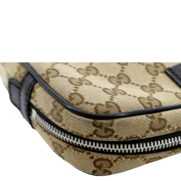 GUCCI GG Monogram Canvas Belt Bag Beige 449174