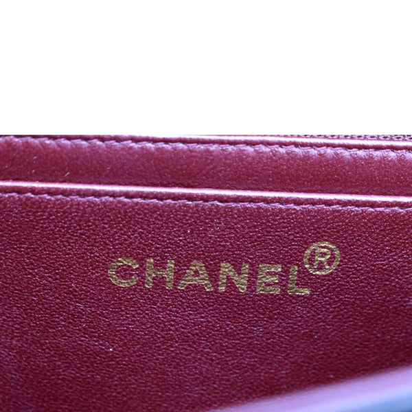 Chanel Vintage Flap Quilted Leather Shoulder Bag Black - Stamp