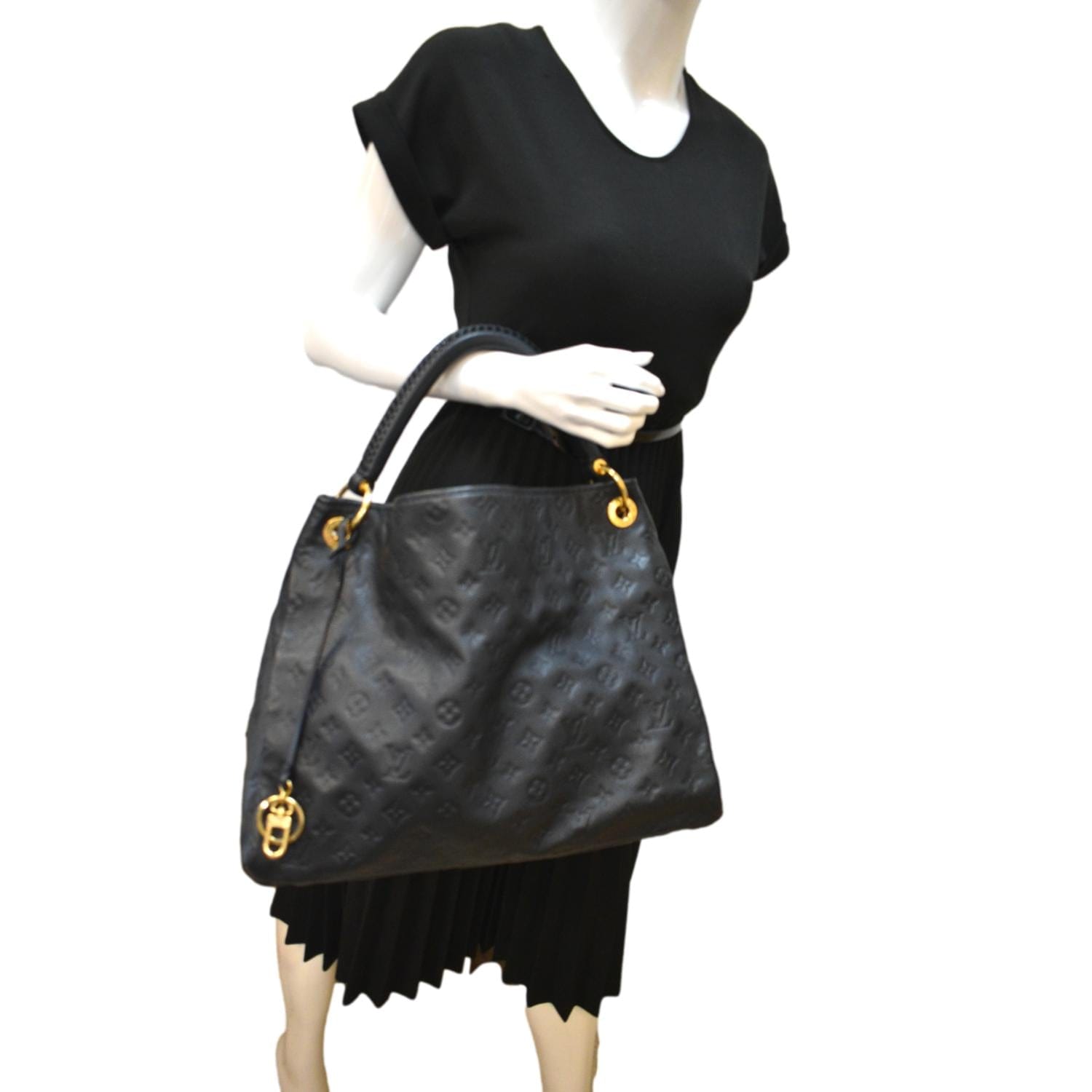 Louis Vuitton, Bags, Black Noir Louis Vuitton Empreinte Artsy Bag