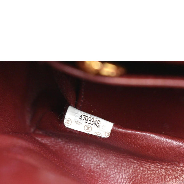 Chanel Vintage Flap Quilted Leather Shoulder Bag Black - Tag