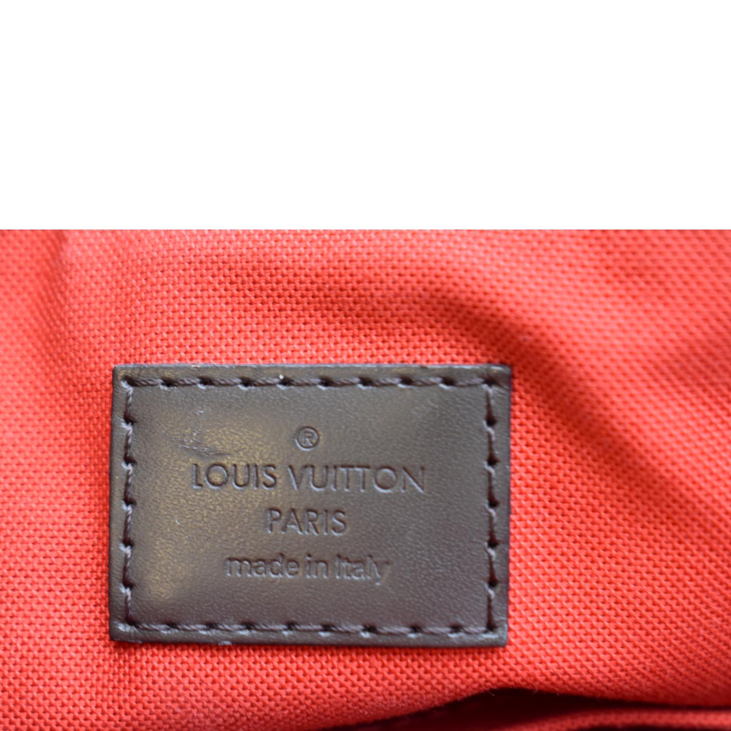 Siena cloth handbag Louis Vuitton Brown in Cloth - 34172335