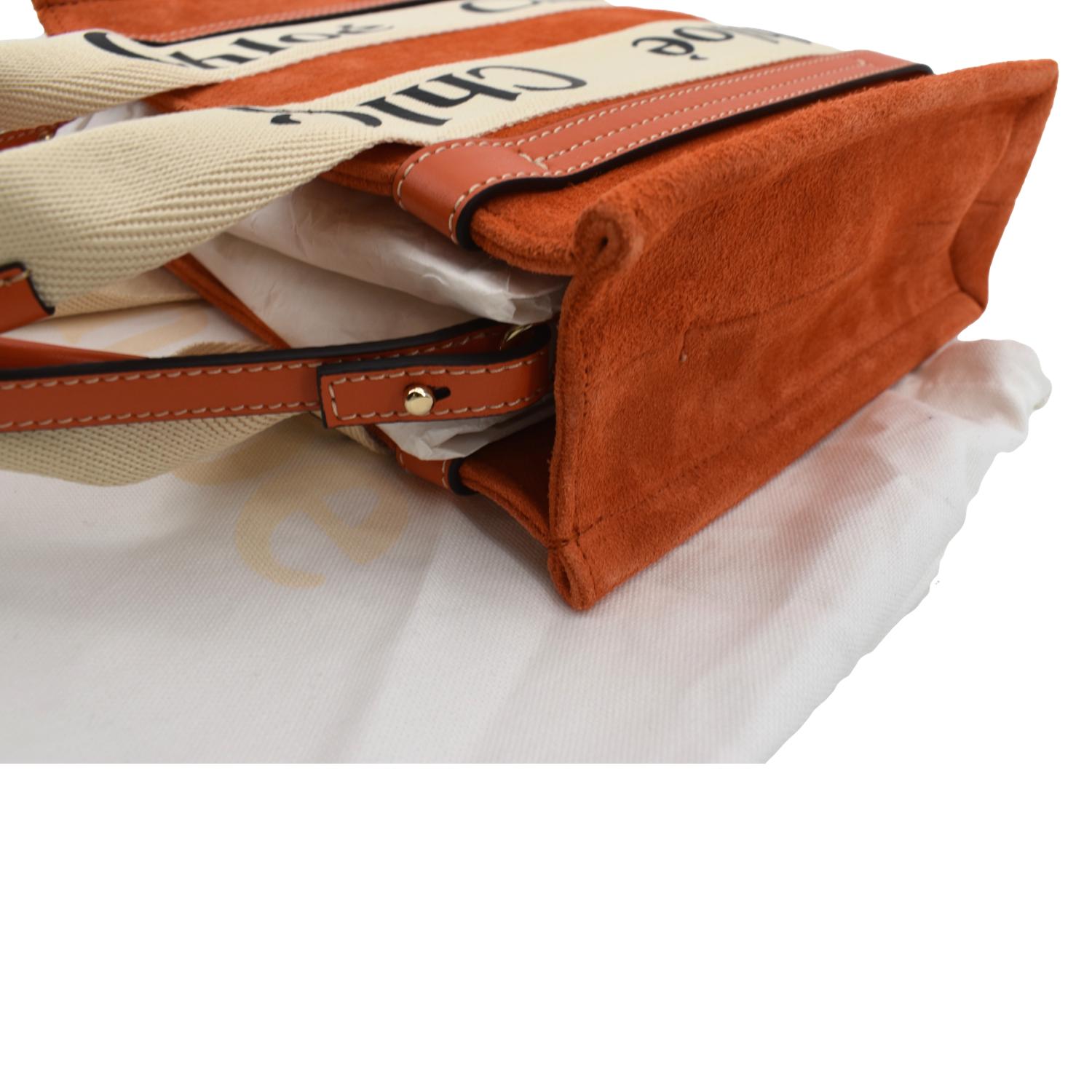 Céline Leather Suede Monogram Logo Shoulder Bag Orange ref.32690 - Joli  Closet