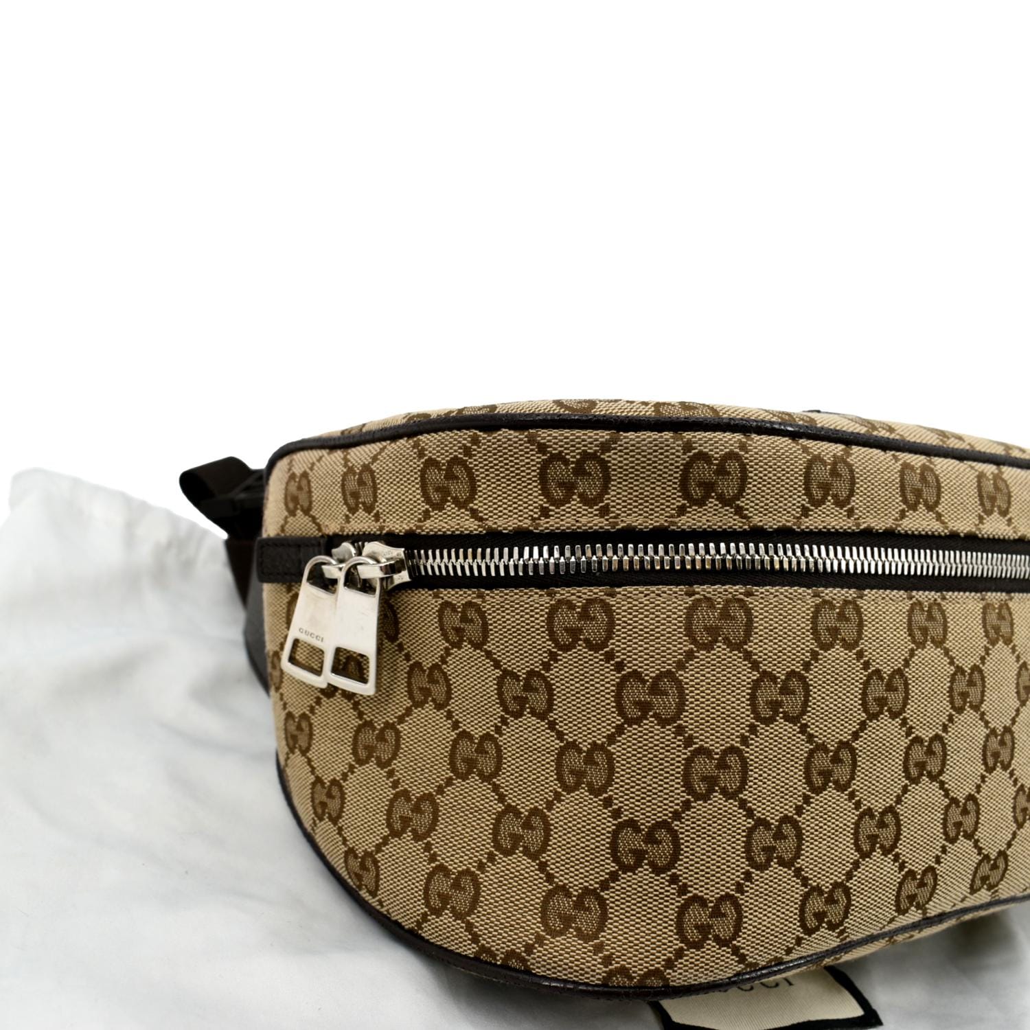 Gucci GG Monogram Canvas Belt Bag Beige - Shop at DDH
