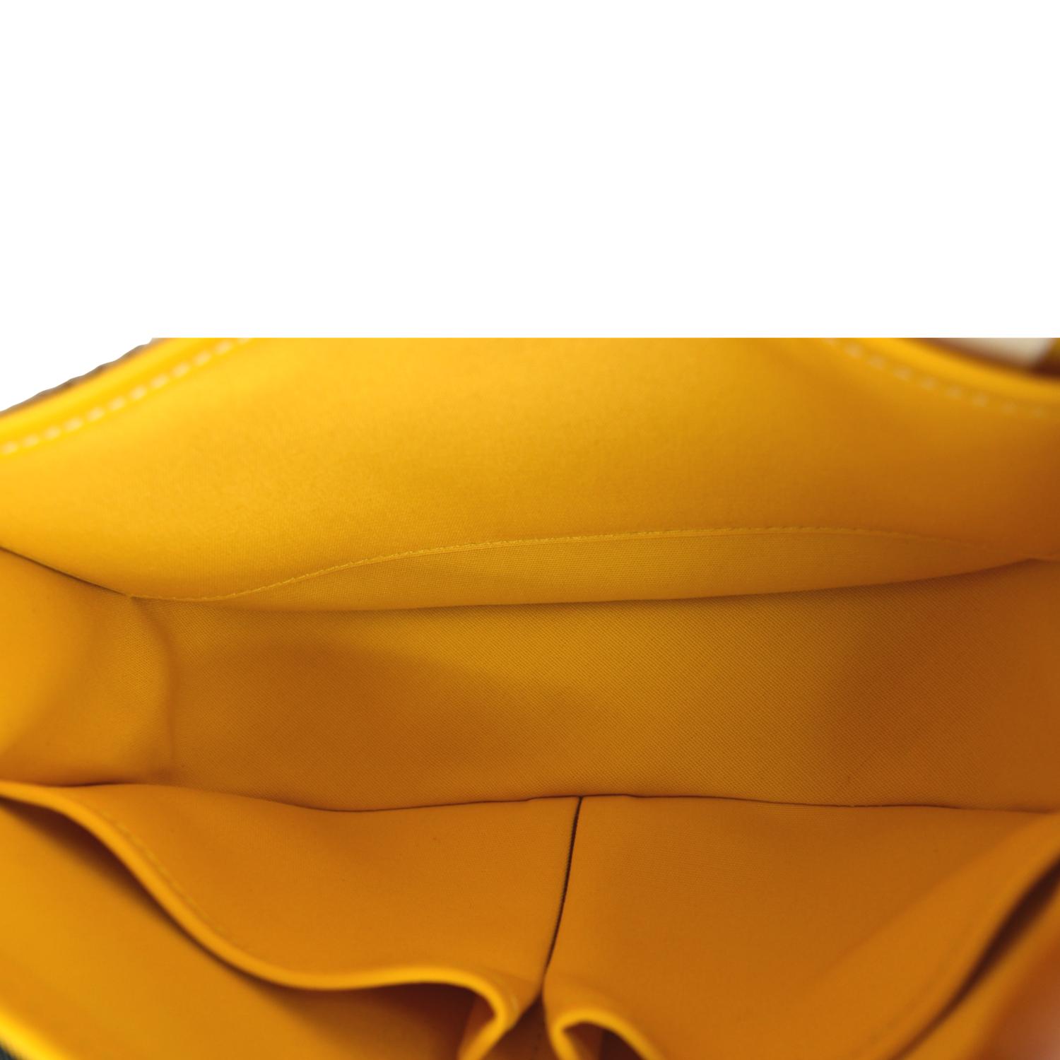 Goyard Belvedere Messenger Bag Coated Canvas PM Yellow 2032721
