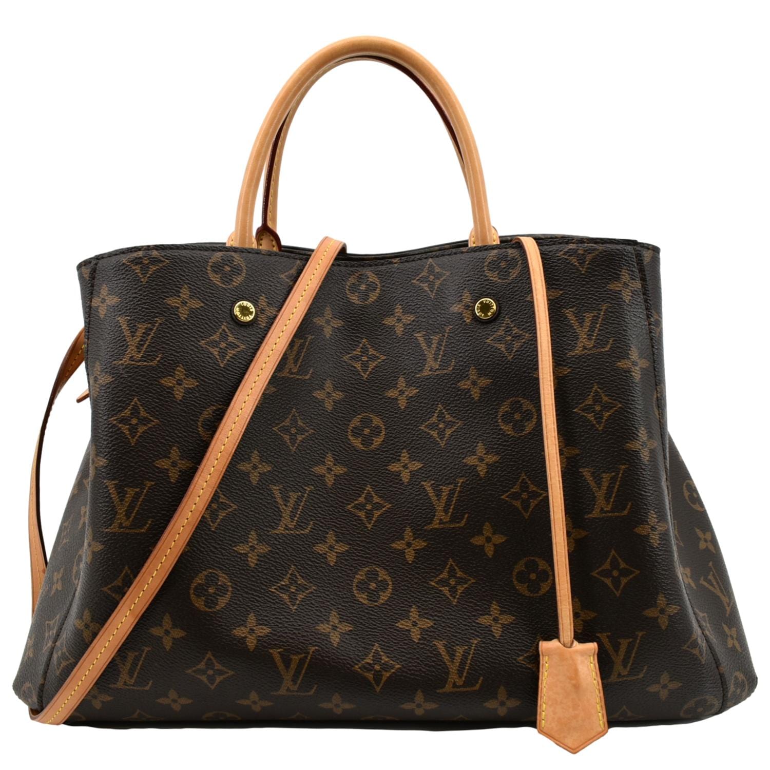 Louis Vuitton Montaigne GM Monogram Canvas Shoulder Bag - Front