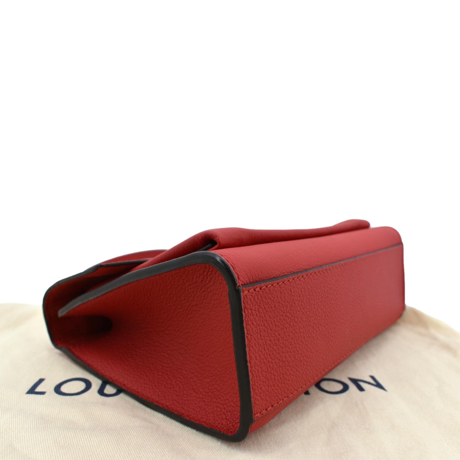 Louis Vuitton Mylockme Handbag Leather BB Red 224646316