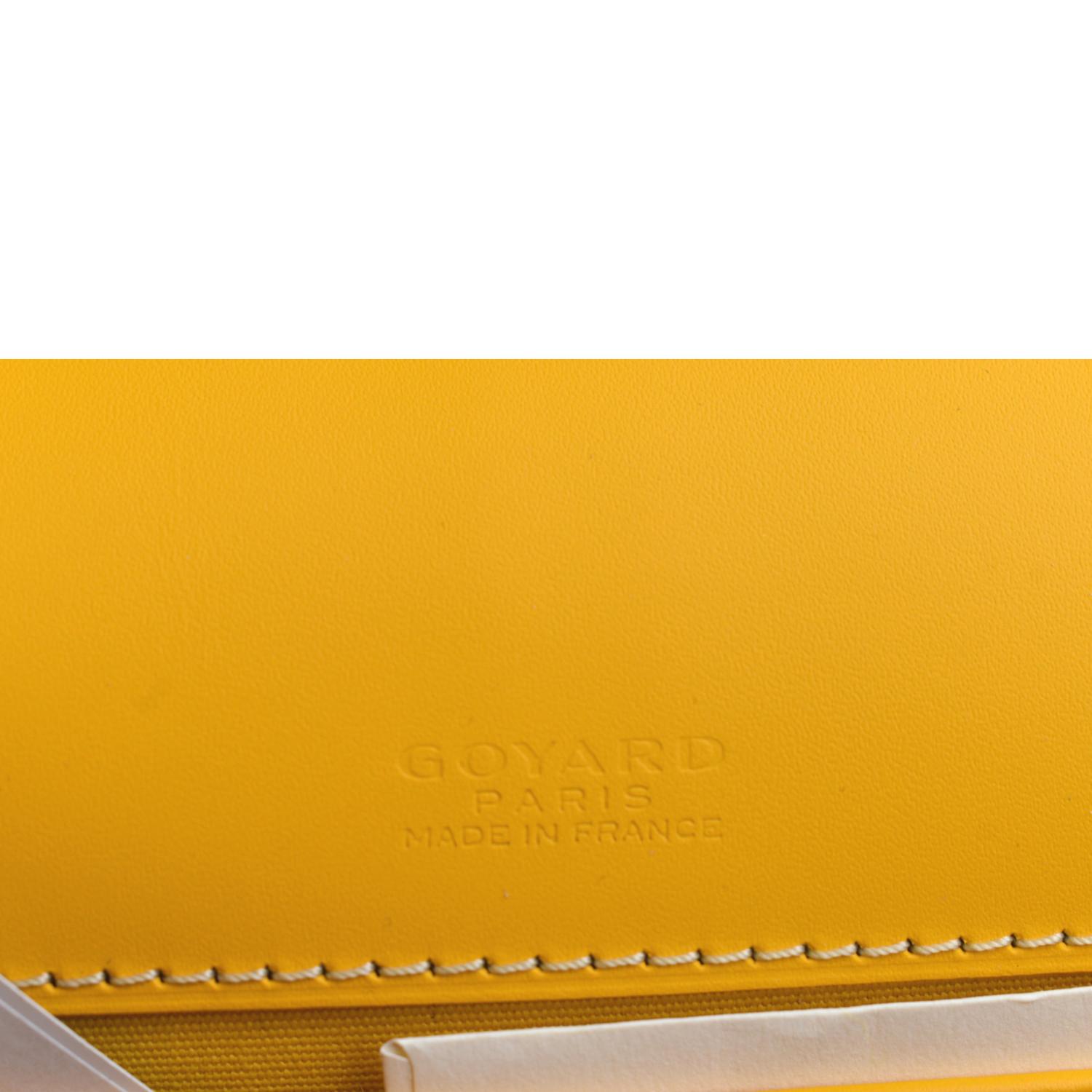 Goyard Belvedere Messenger Bag Coated Canvas PM Yellow 2271273