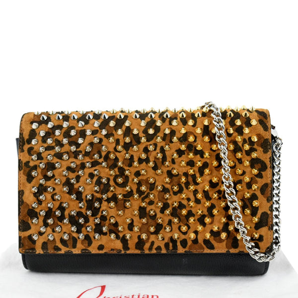 Christian Louboutin Paloma Leopard Print Crossbody Bag - Product