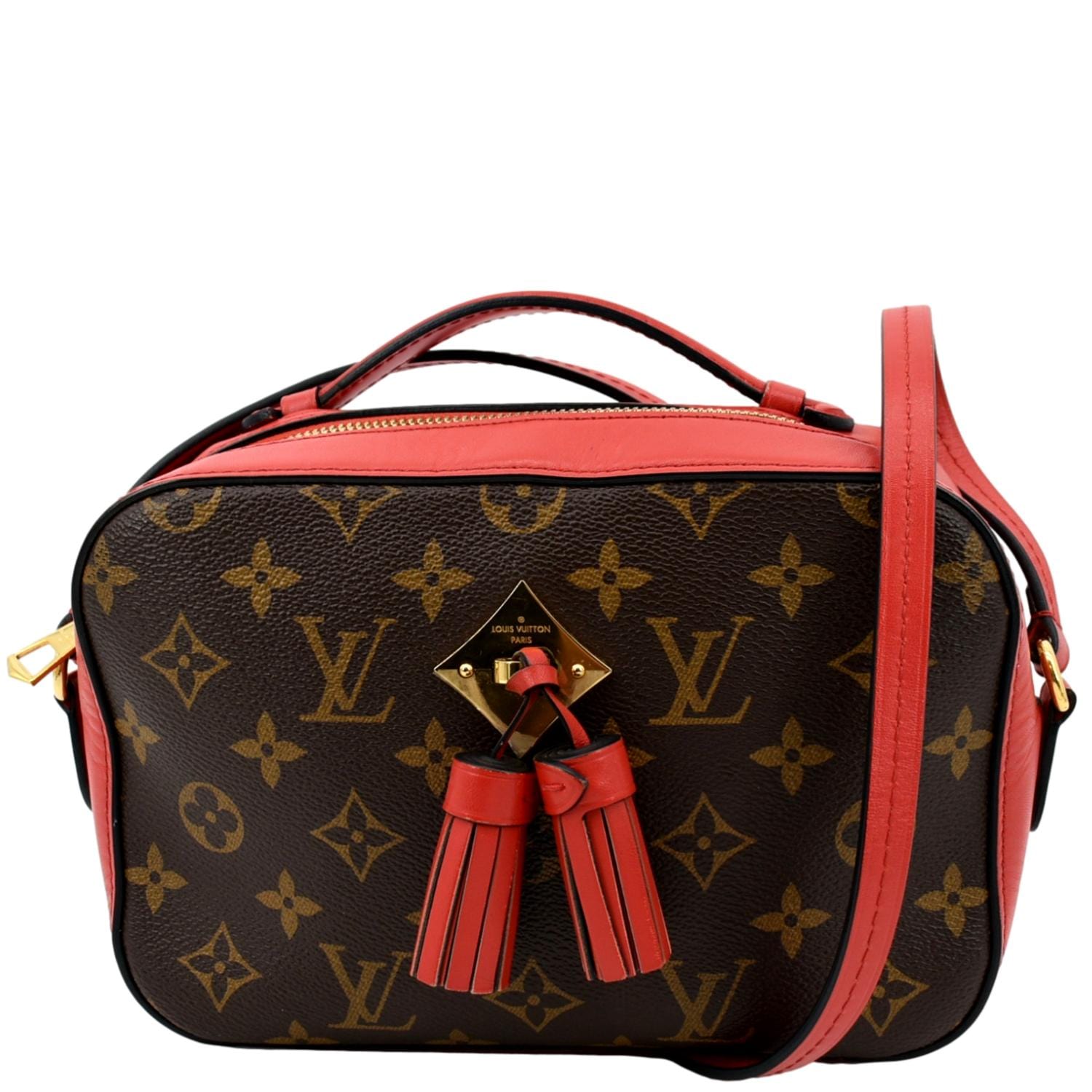 Louis Vuitton Saintonge Monogram Canvas Crossbody Bag - Front