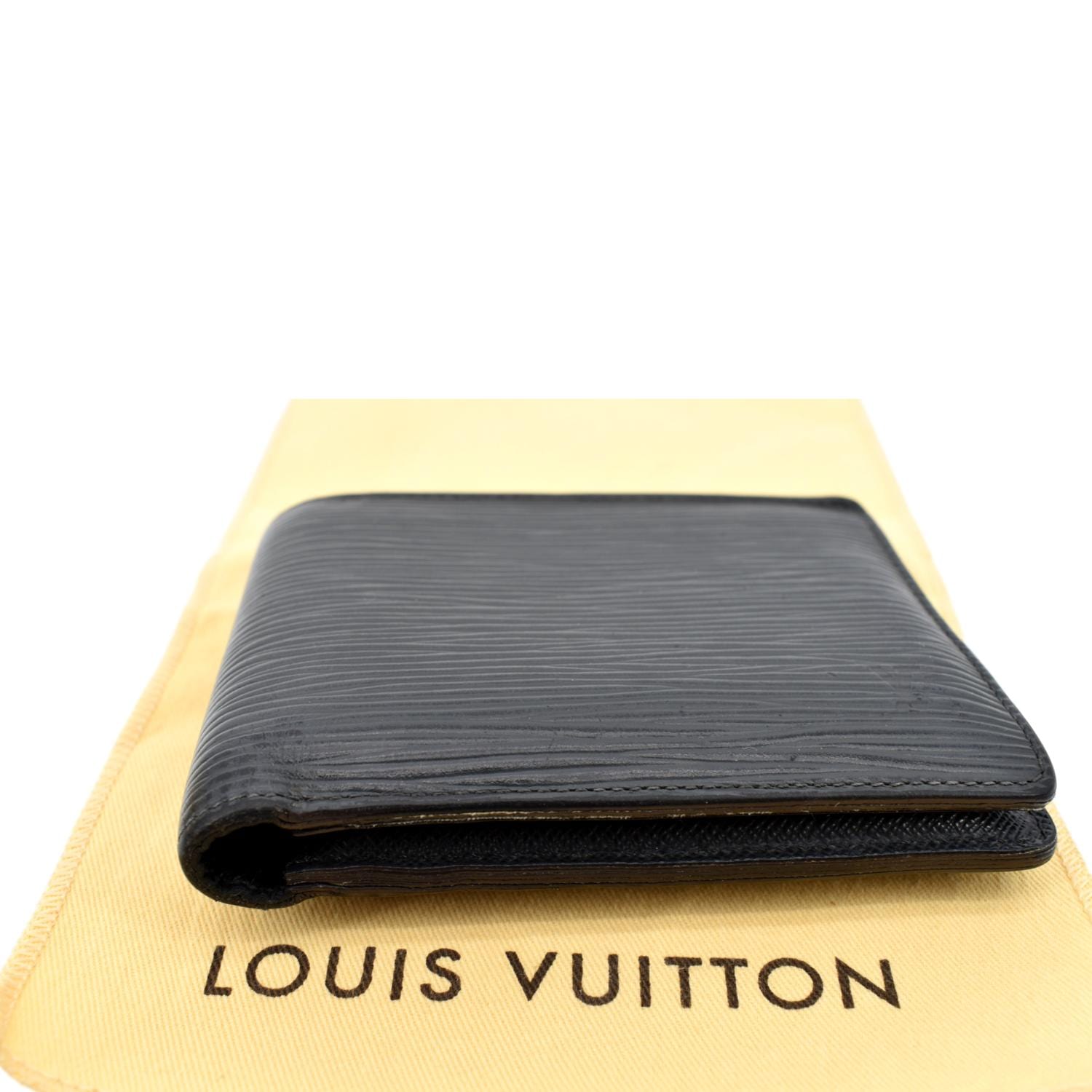 Louis Vuitton Black Epi Leather Pocket Organizer Louis Vuitton