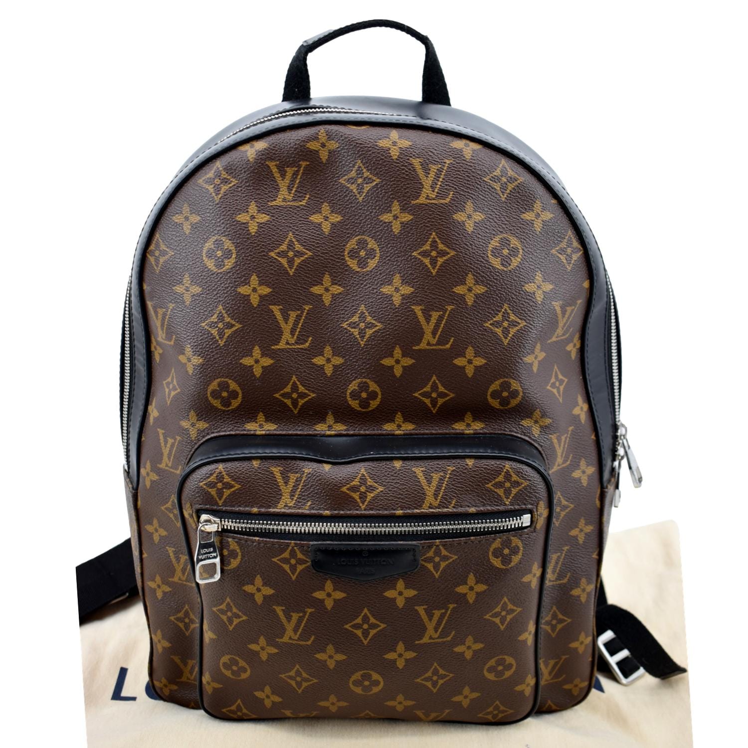 louis vuitton backpack men josh LOUIS VUITTON Josh Monogram Canvas Backpack Bag Brown