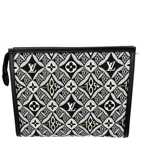 LOUIS VUITTON Since 1854 Toiletry 26 Jacquard Pouch Gray