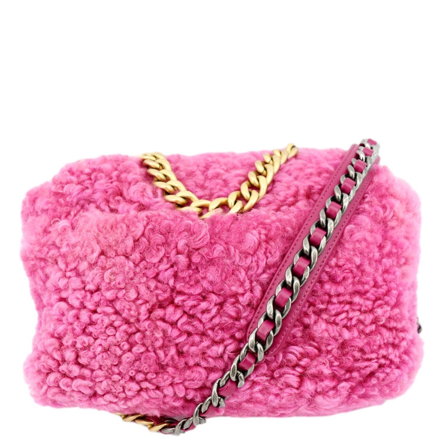 Chanel 19 Neon Pink Handbag