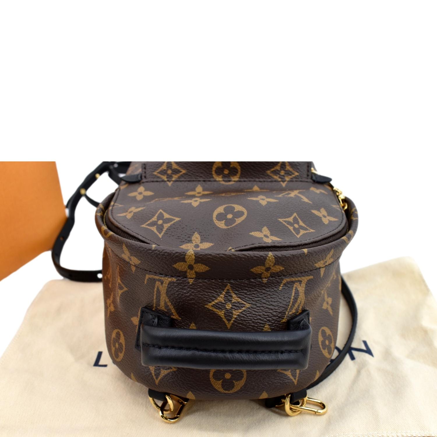 louis vuitton backpack bracelet LOUIS VUITTON Palm Springs Mini Monogram Canvas Backpack Brown