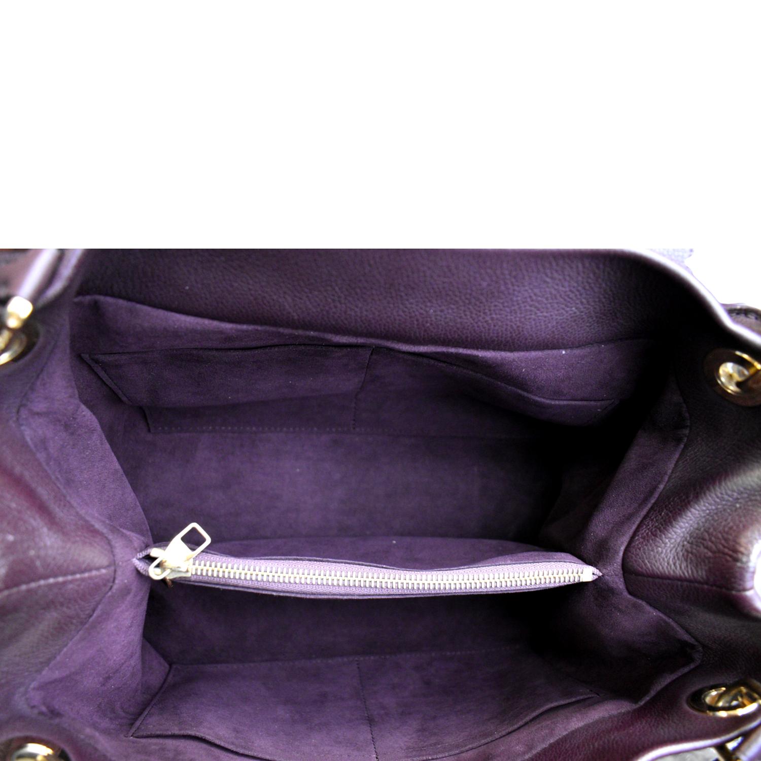 Olympe cloth handbag Louis Vuitton Brown in Cloth - 23164165