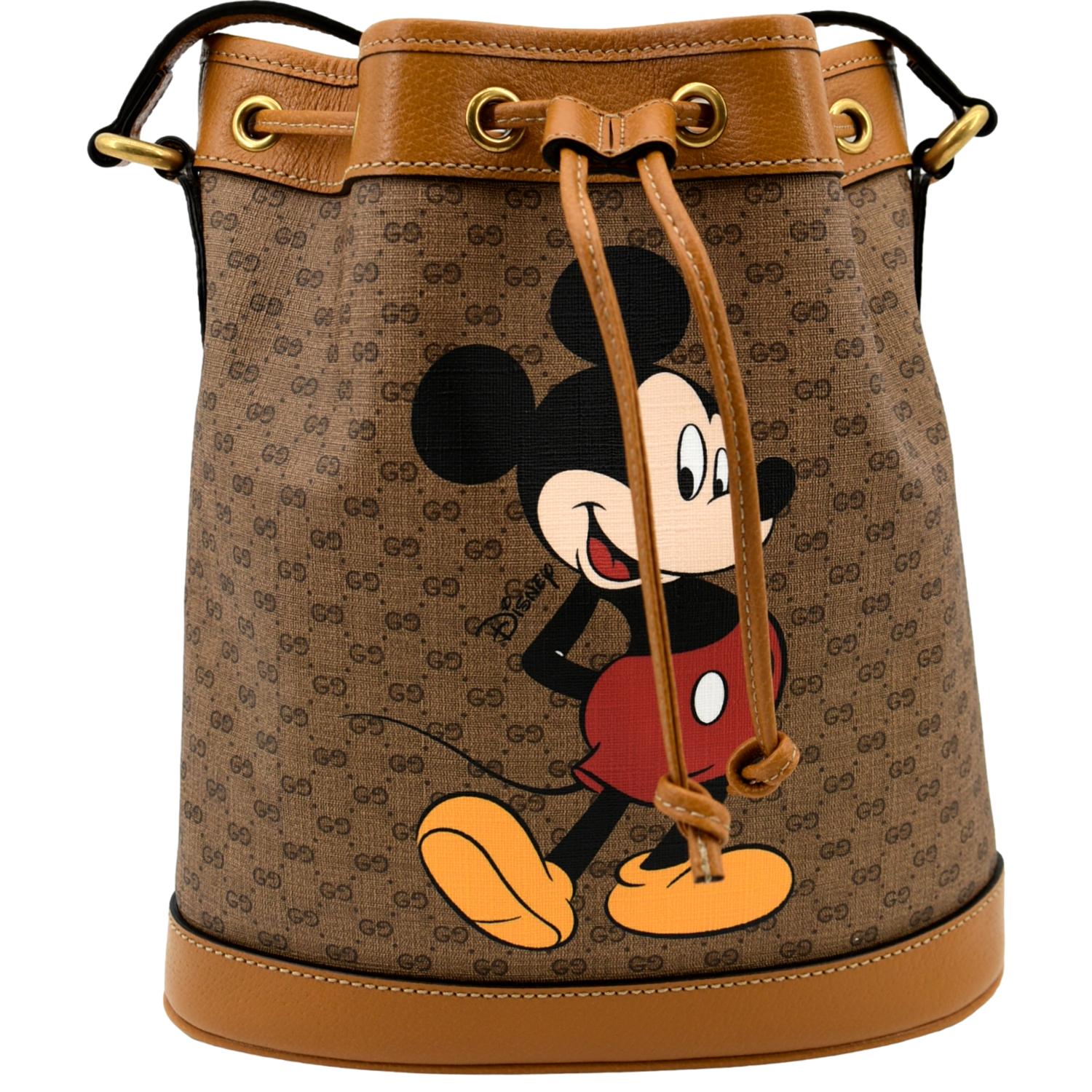 Gucci X Disney Mini Vintage GG Supreme Monogram Bag - Front 