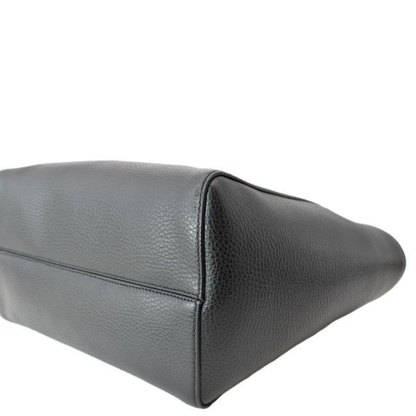 Preloved Gucci Swing Mini Leather Tote Bag Black - DDH