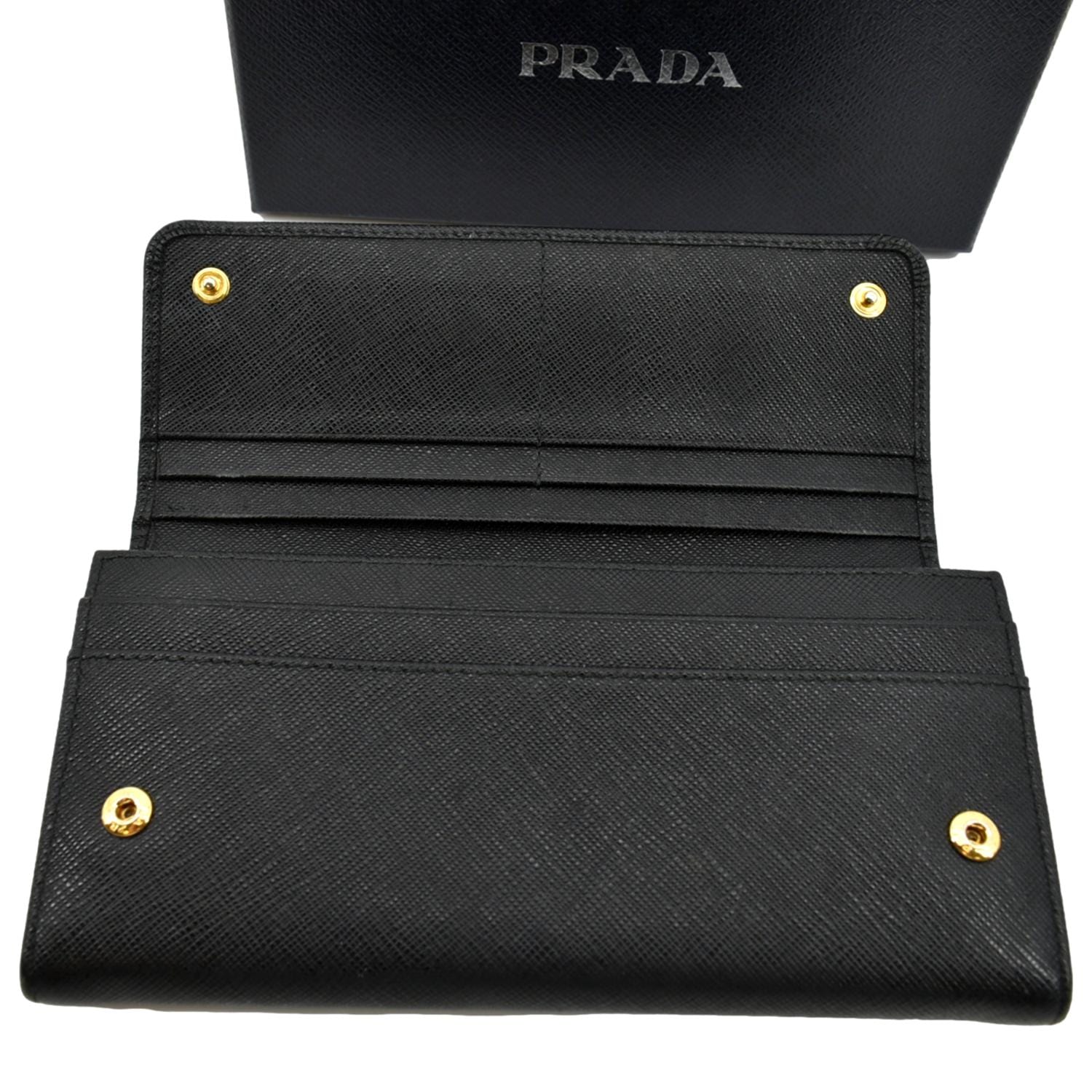 prada bow wallet