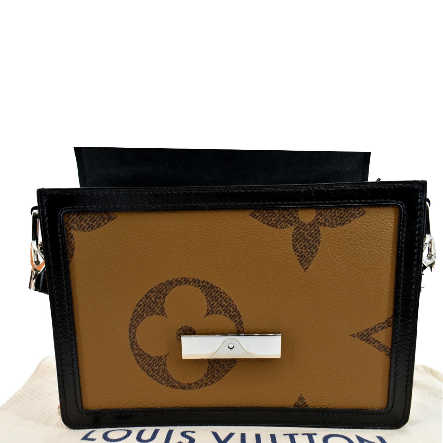 Dauphine cloth crossbody bag Louis Vuitton Brown in Cloth - 31521888