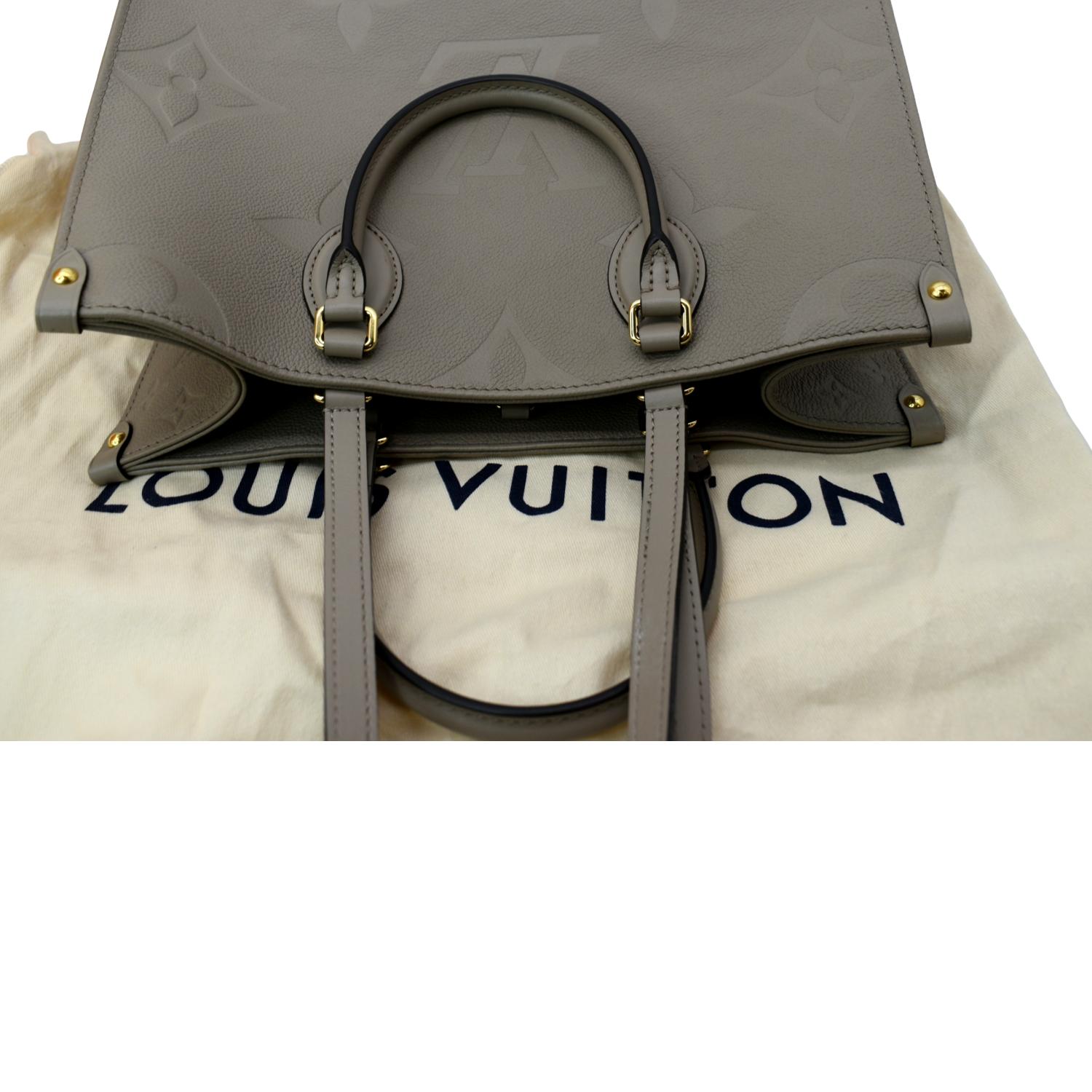 Louis Vuitton Pochette Métis Monogram Empreinte Leather Tourterelle