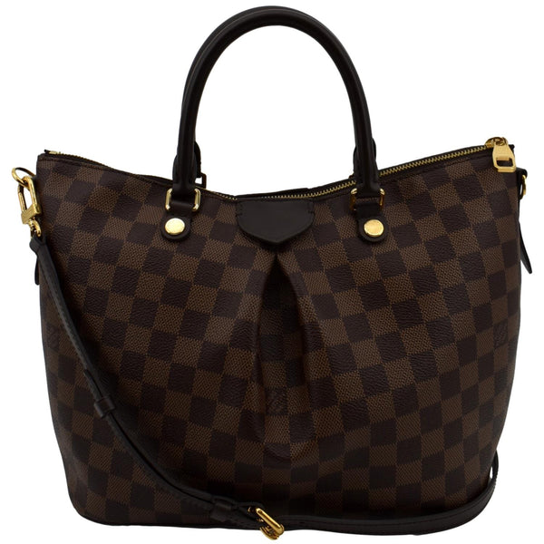 LOUIS VUITTON Siena PM Damier Ebene Shoulder Bag Brown