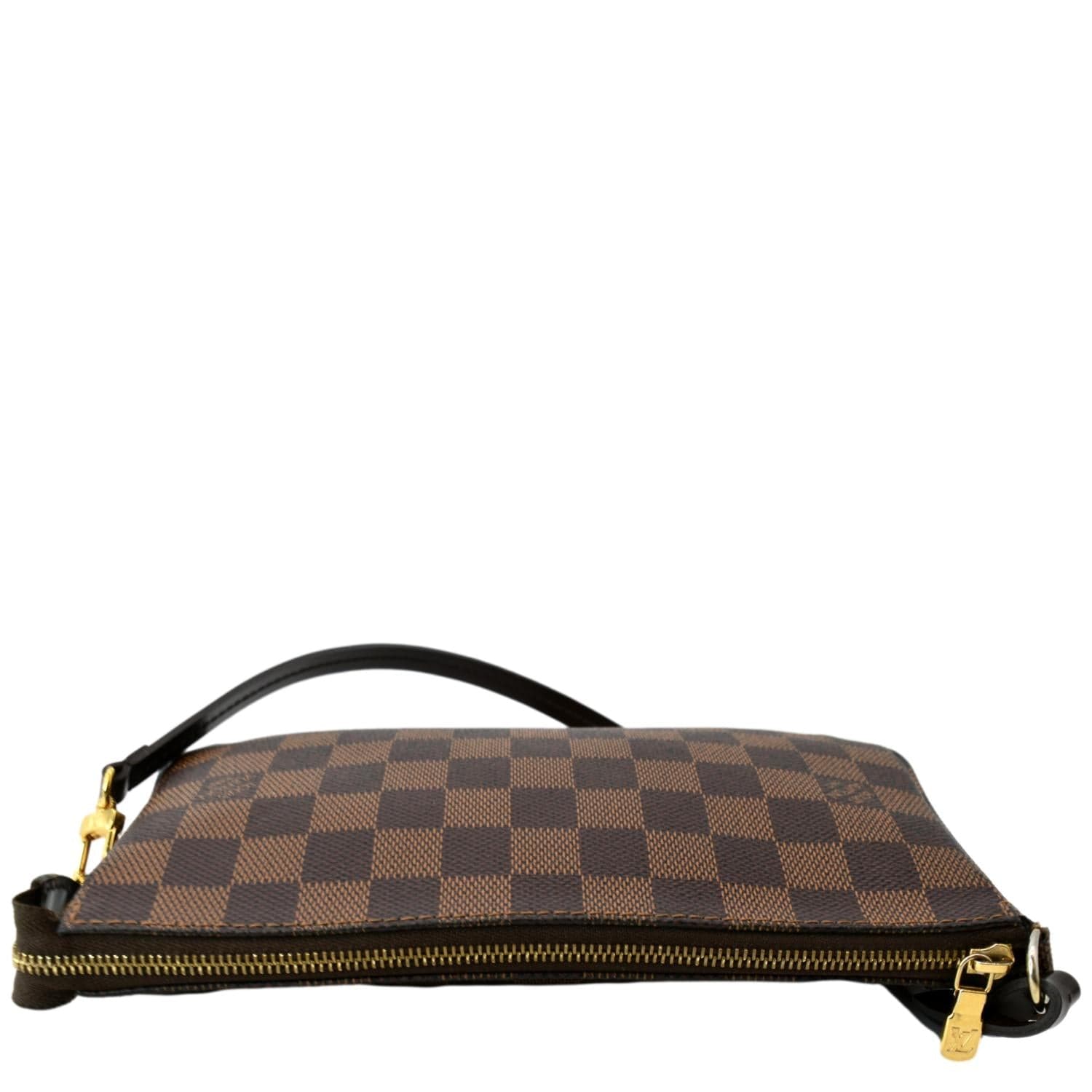 Louis Vuitton Damier Ebene Canvas Mini Pochette Accessoires with Strap  Brown Cloth ref.591822 - Joli Closet