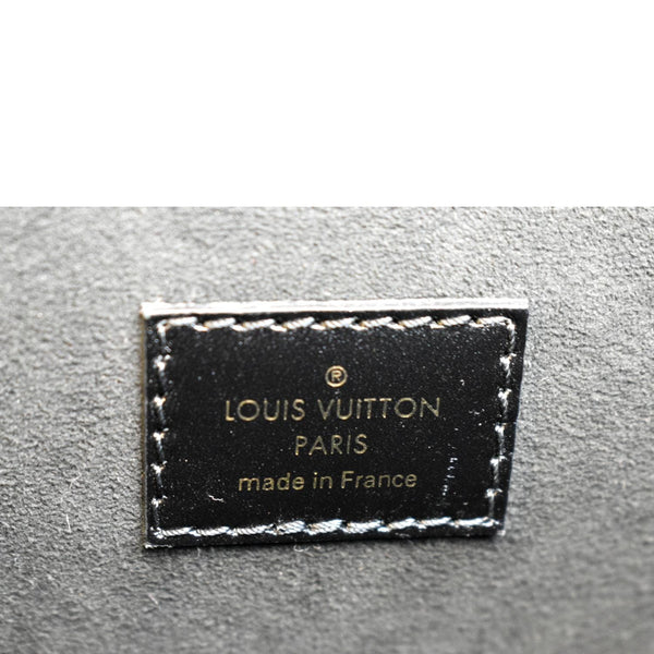 LOUIS VUITTON Dauphine MM Smooth Leather Shoulder Bag Black