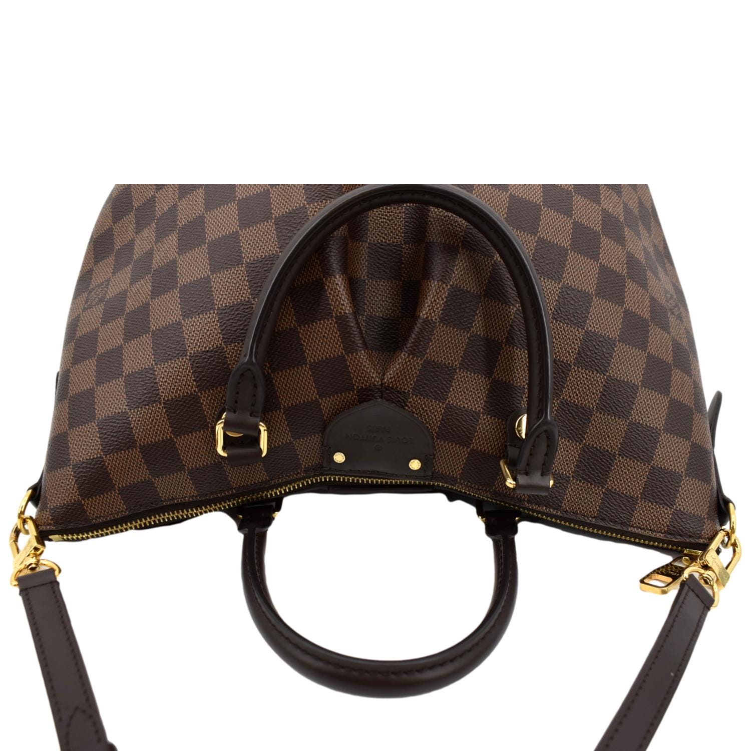 Siena leather handbag Louis Vuitton Brown in Leather - 37054882