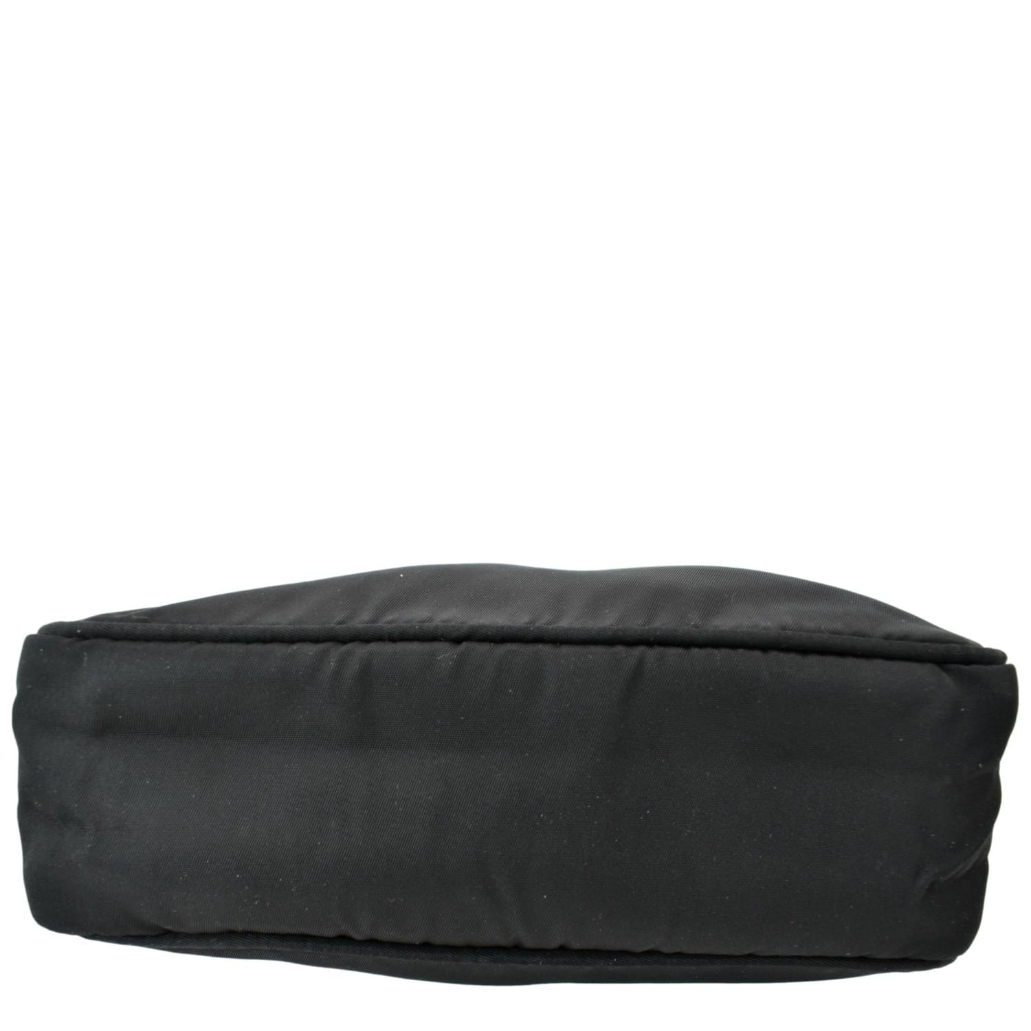 Black Prada Tessuto Re - PRADA Nylon Leather Shoulder Bag Purse Black NERO  - RvceShops Revival