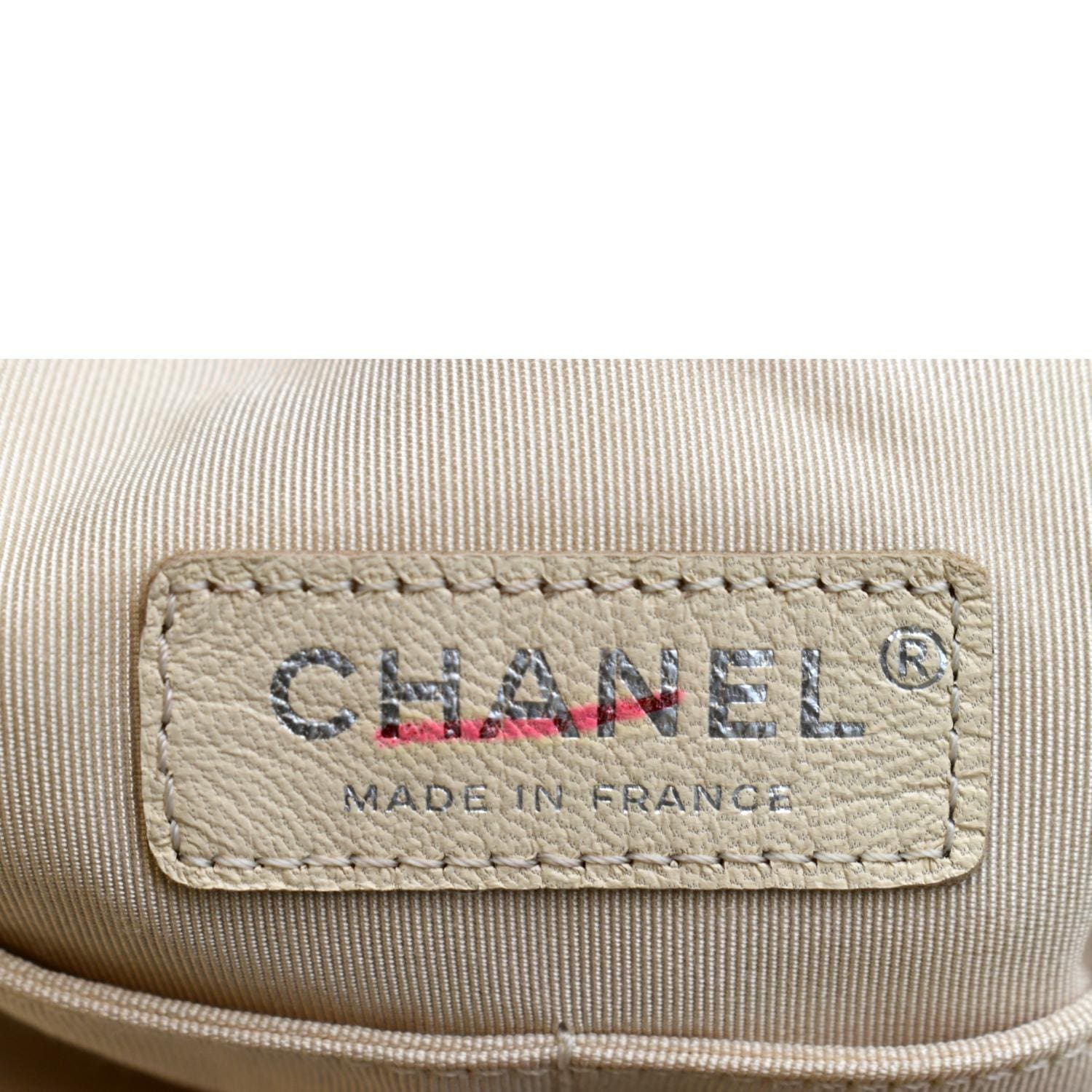 CHANEL Tweed Maxi Chain Hobo Black Gray 1117210