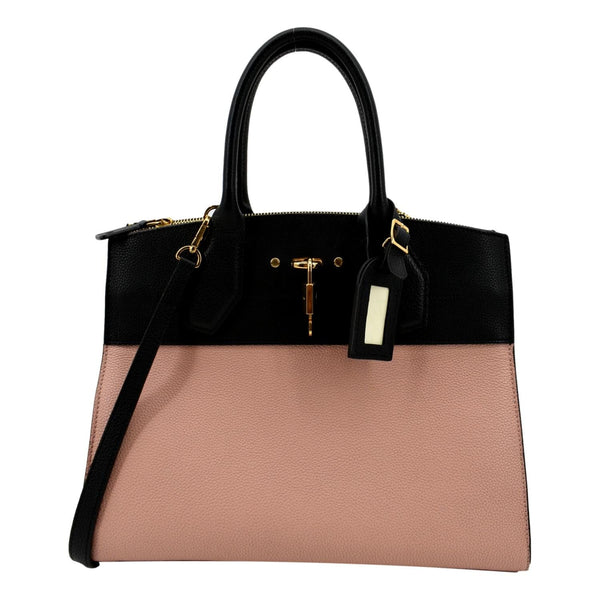 Louis Vuitton City Steamer Leather Shoulder Bag - Front