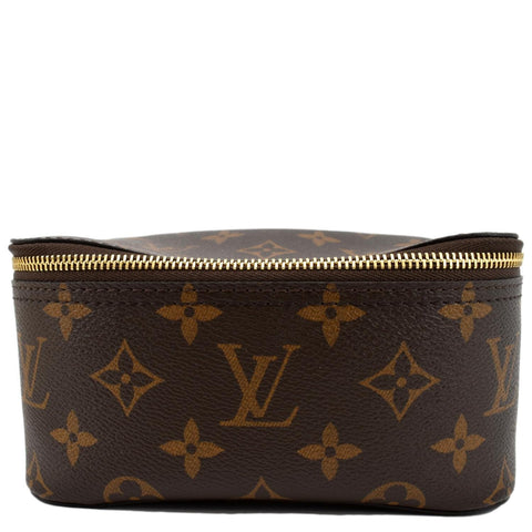 LOUIS VUITTON Packing Cube PM Monogram Canvas Cosmetic Bag Brown