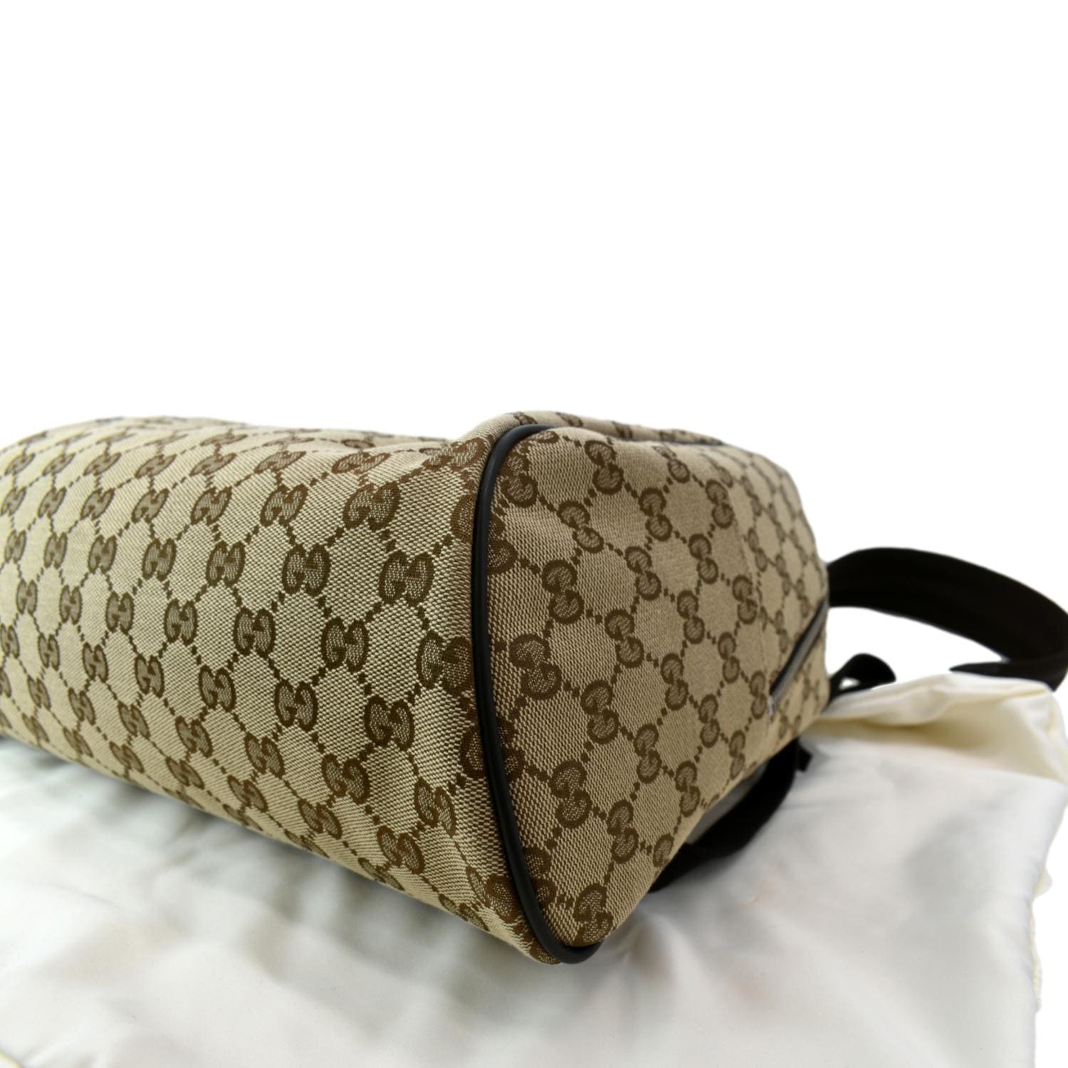 GUCCI GG Monogram Canvas Travel Backpack Bag Beige 449906