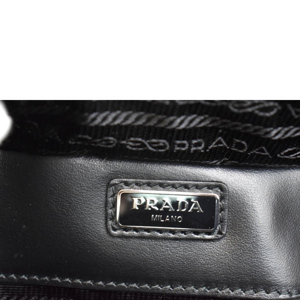 Prada Brique Patent Leather Crossbody Bag Black - Stamp