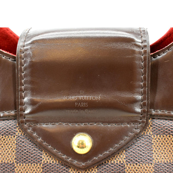 Louis Vuitton Sistina GM Damier Ebene Shoulder Bag - Stamp