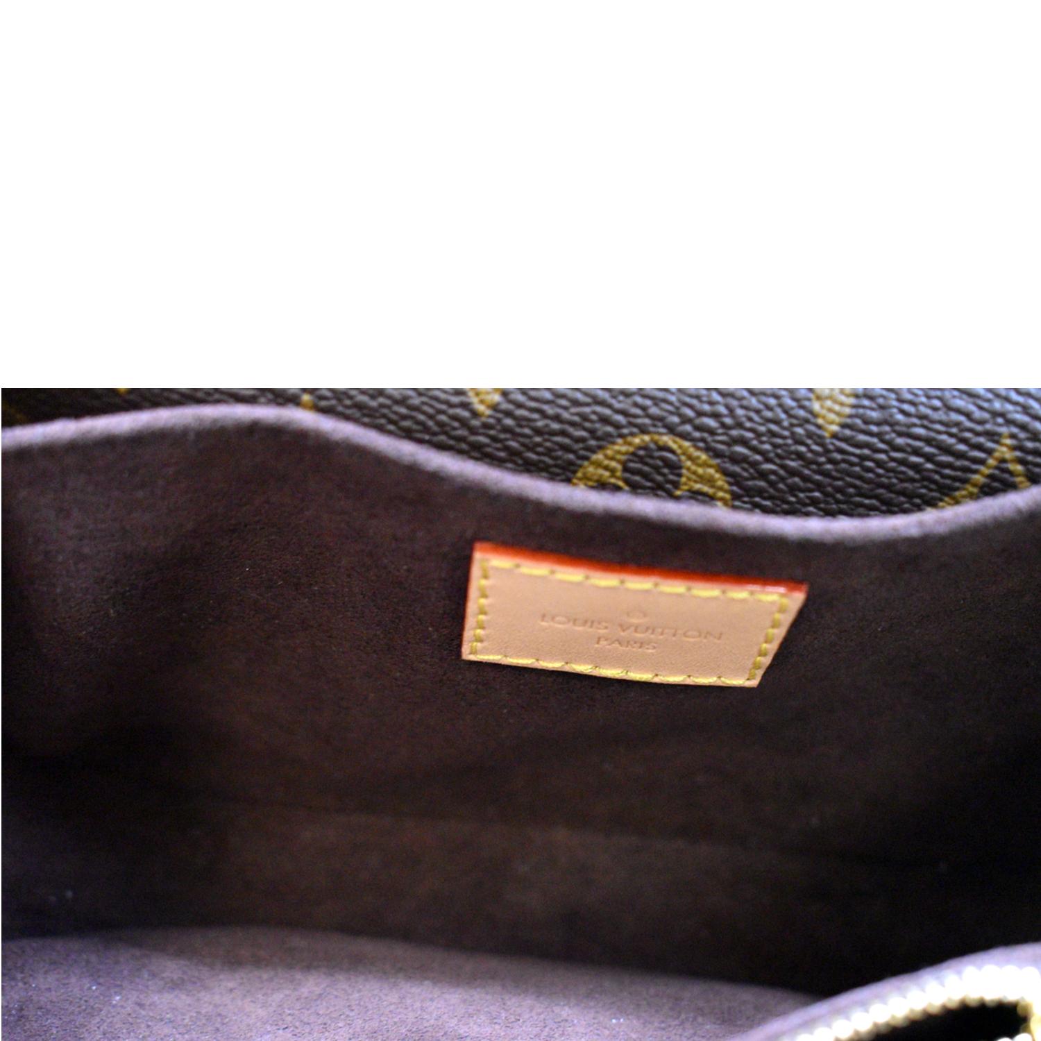 Metis East West leather crossbody bag