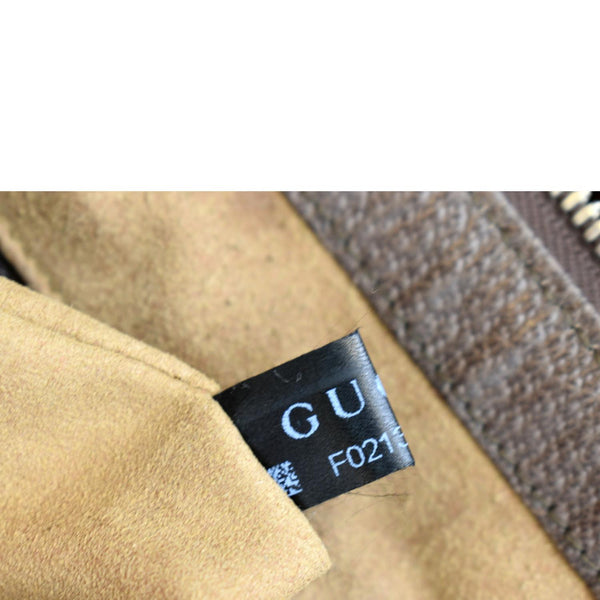 Gucci Courrier Zip GG Supreme Canvas Messenger Bag - Tag