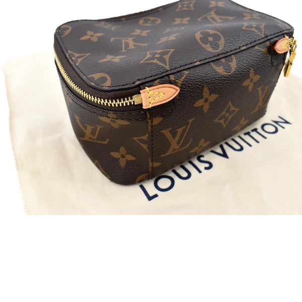 Louis Vuitton Packing Cube PM Monogram Canvas Cosmetic Bag - Backside Left