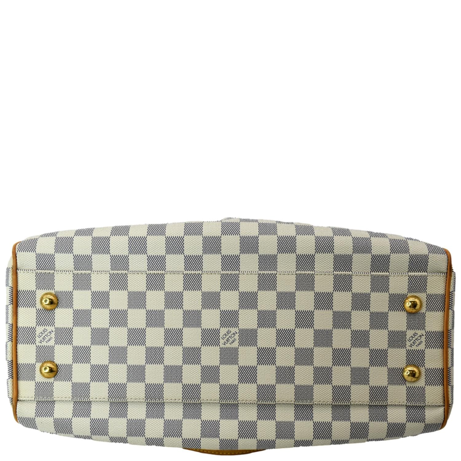 LOUIS VUITTON Trevi GM Damier Azur 2way Shoulder Bag White